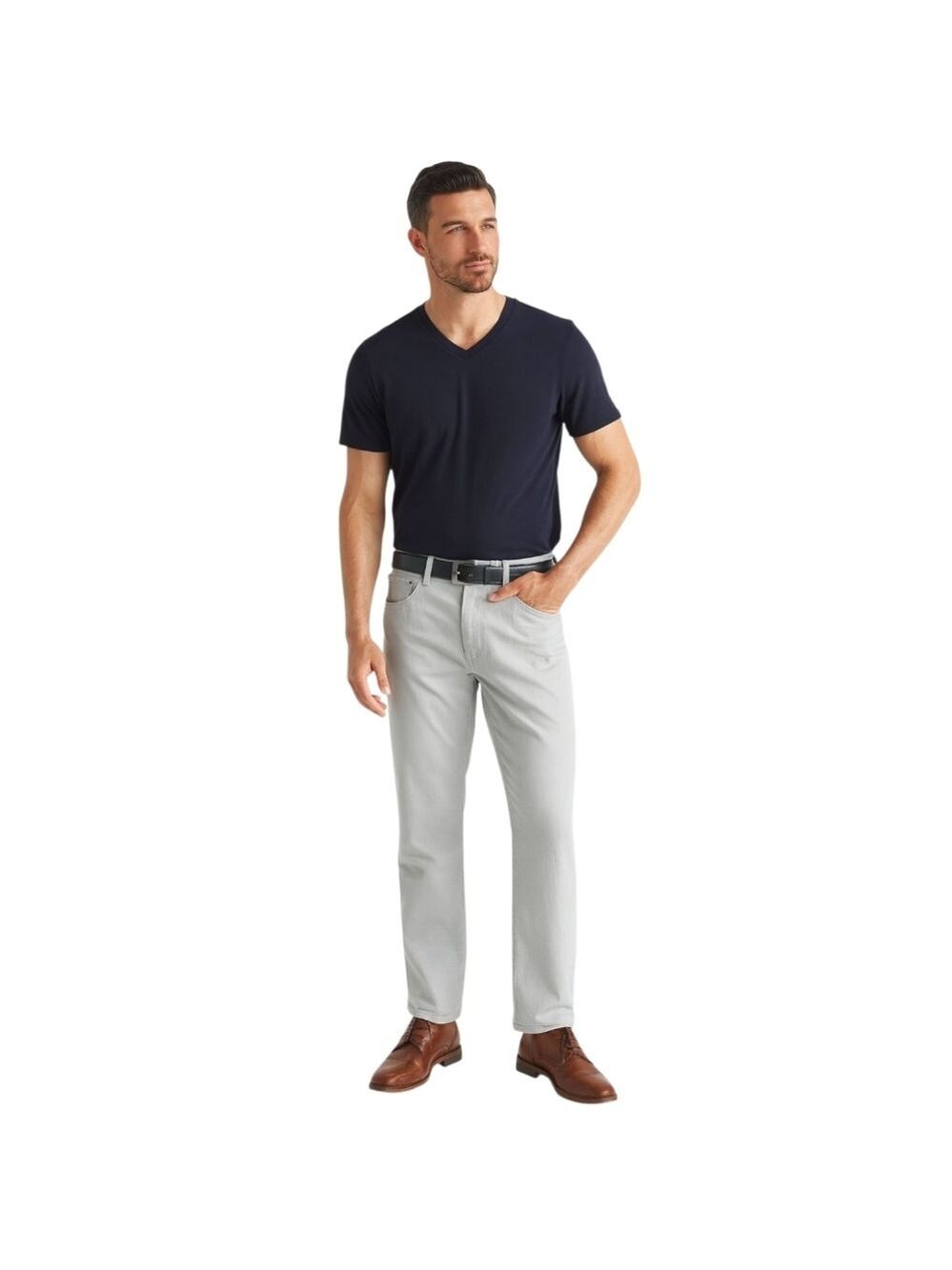 Dockers Men's Light Tan Twill Regular Fit Straight Leg Jeans Pants Size 34 x 34